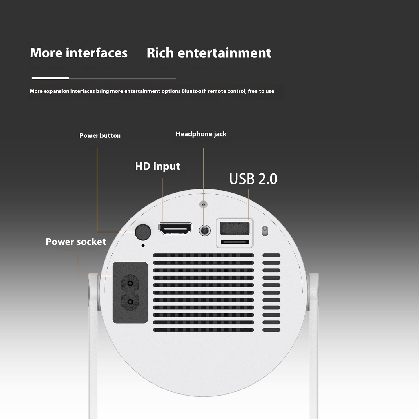 HY300 Portable Mini Projector